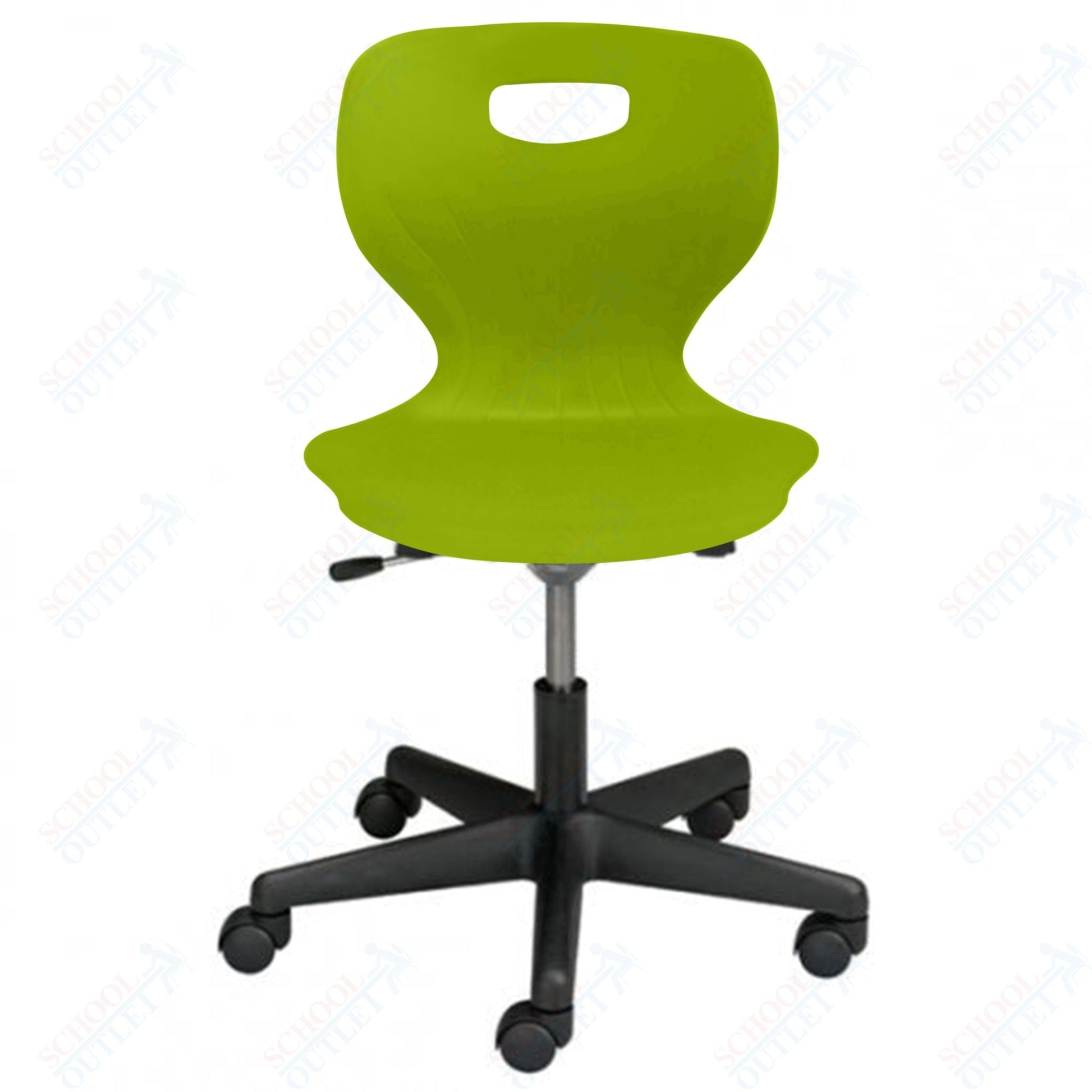 USA Capitol EuroFlex Lab Chair 15.5" - 20.25" Adjustable Height with Gas Lift (3190) - SchoolOutlet