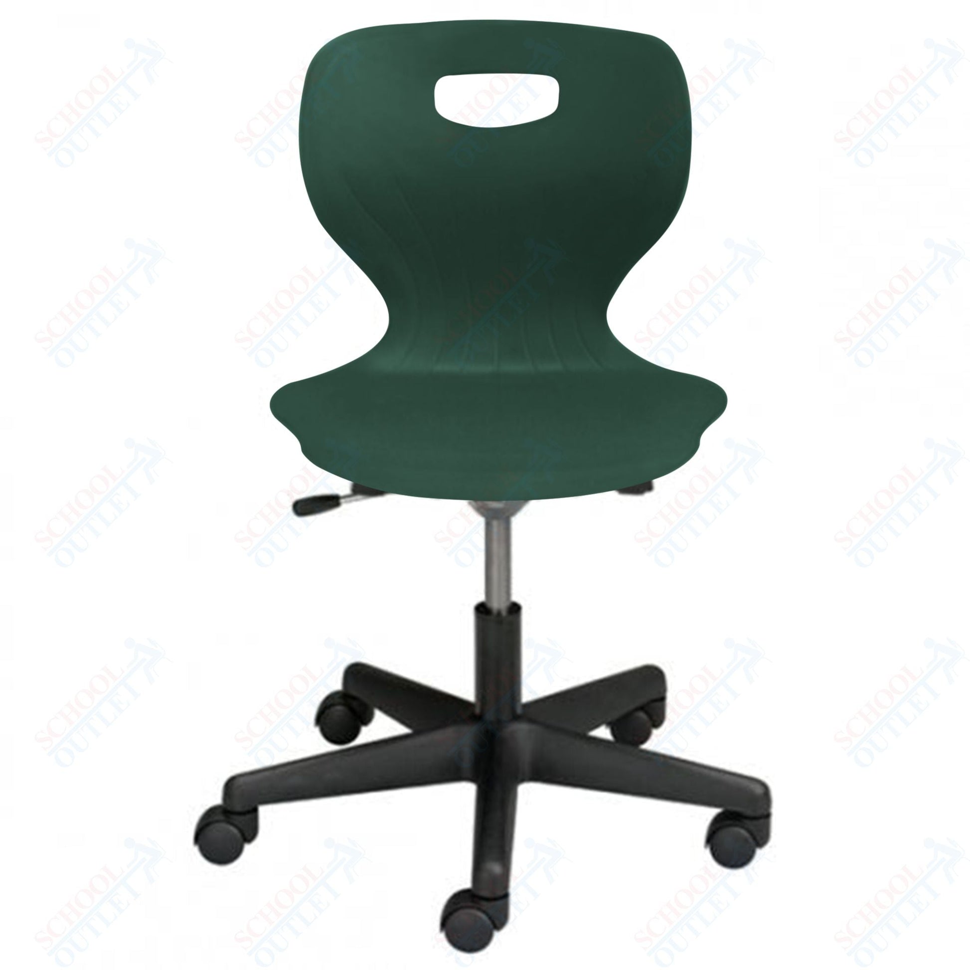 USA Capitol EuroFlex Lab Chair 15.5" - 20.25" Adjustable Height with Gas Lift (3190) - SchoolOutlet