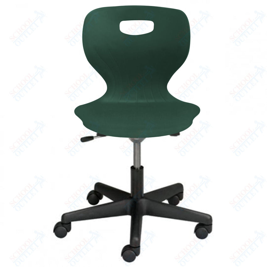 USA Capitol EuroFlex Lab Chair 15.5" - 20.25" Adjustable Height with Gas Lift (3190) - SchoolOutlet