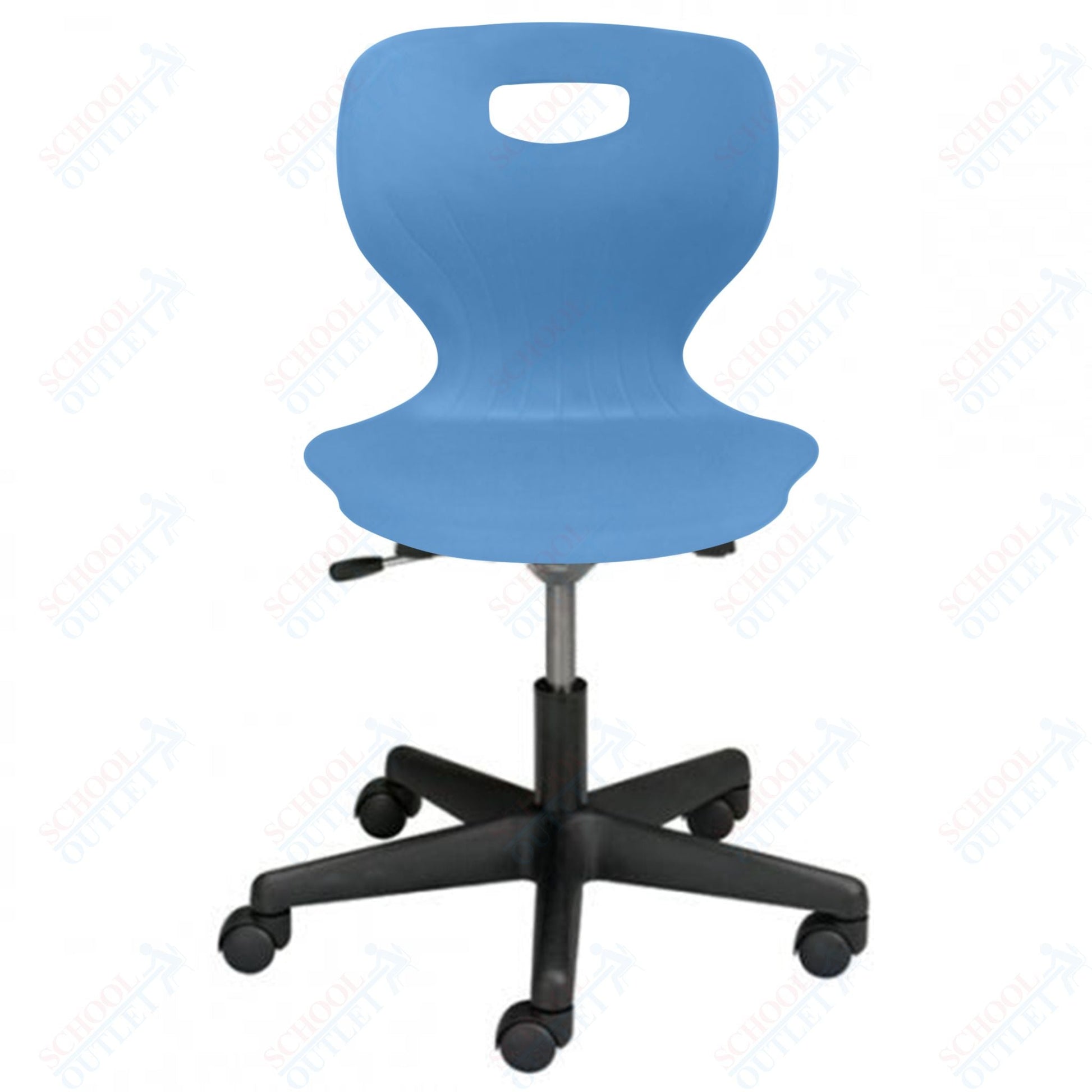 USA Capitol EuroFlex Lab Chair 15.5" - 20.25" Adjustable Height with Gas Lift (3190) - SchoolOutlet