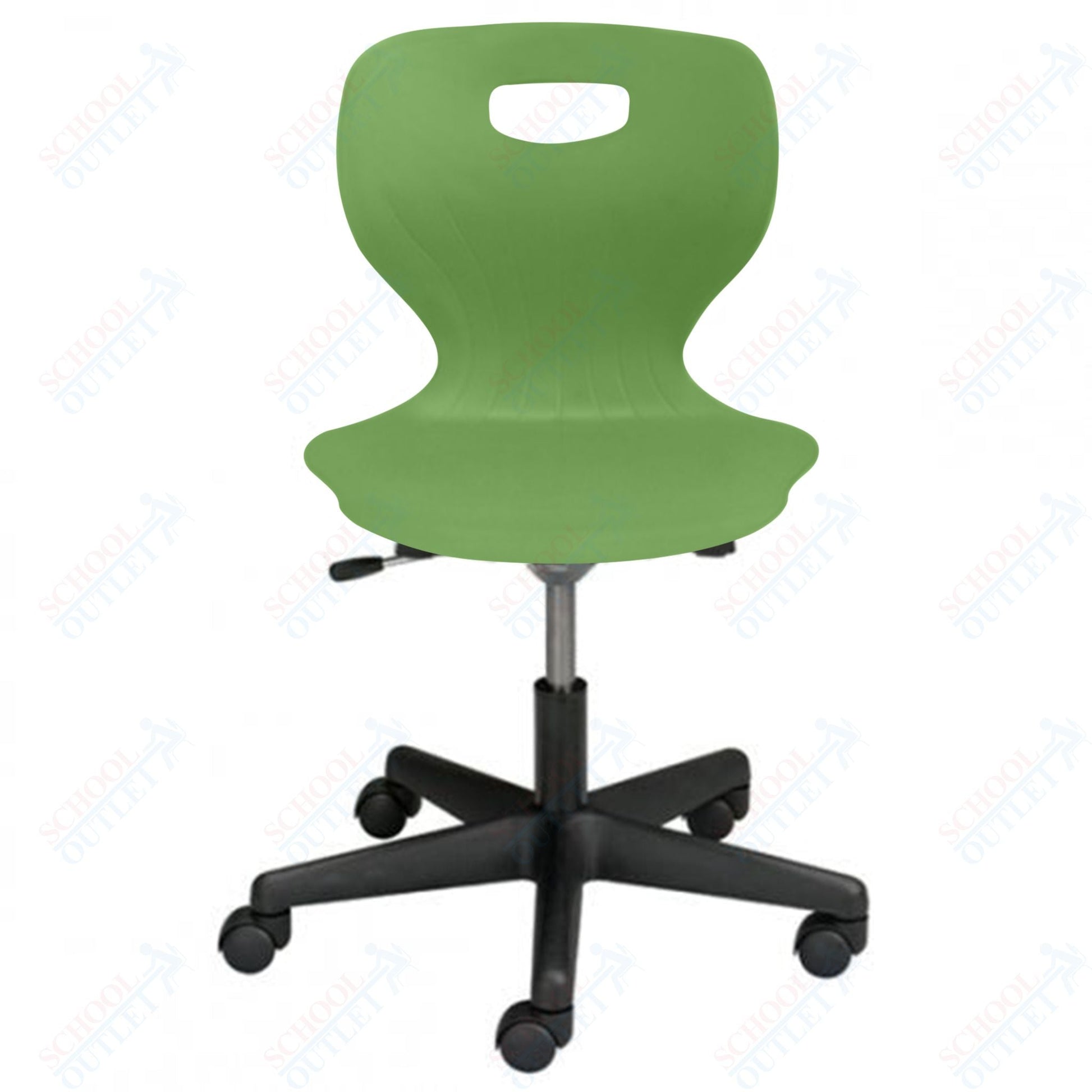 USA Capitol EuroFlex Lab Chair 15.5" - 20.25" Adjustable Height with Gas Lift (3190) - SchoolOutlet