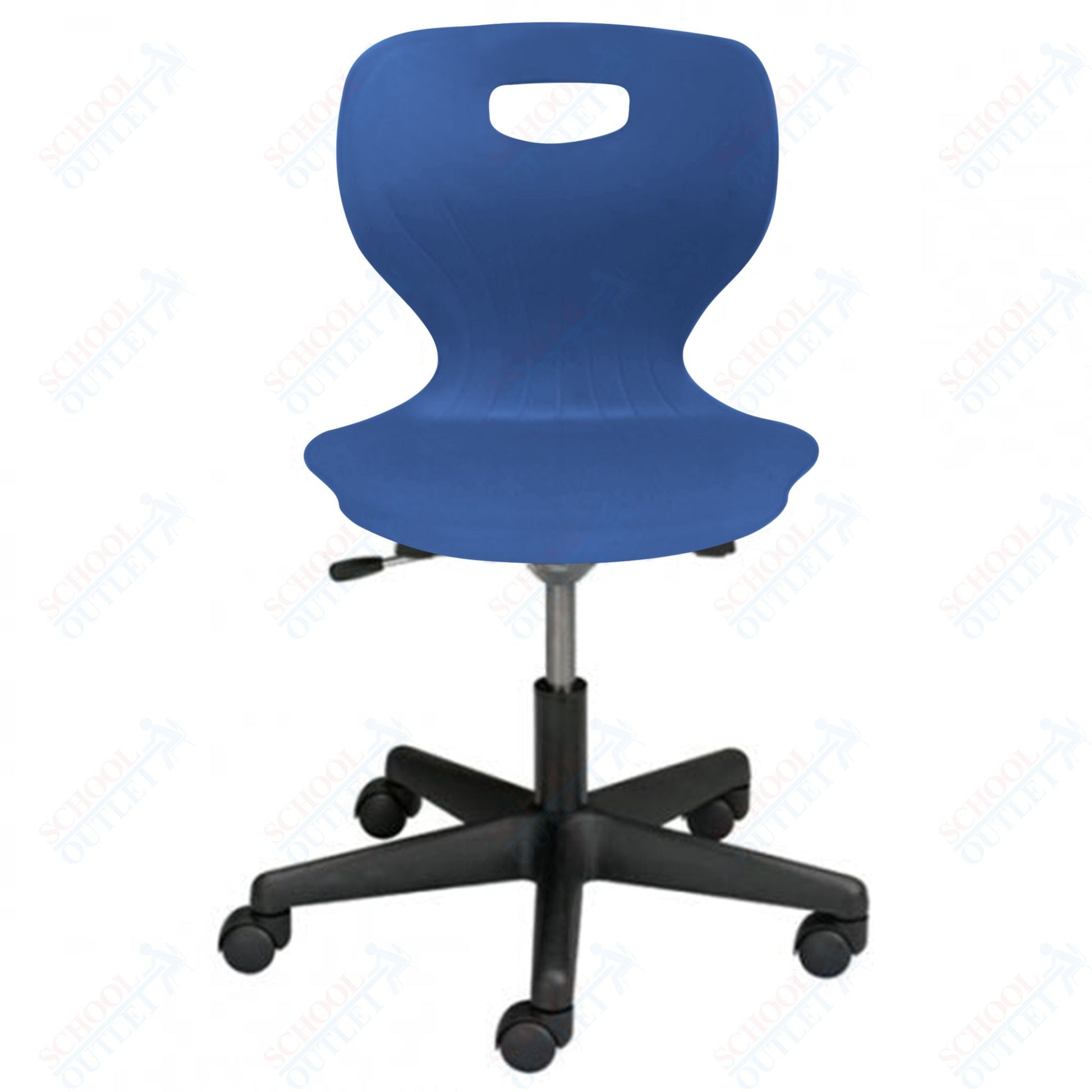 USA Capitol EuroFlex Lab Chair 15.5" - 20.25" Adjustable Height with Gas Lift (3190) - SchoolOutlet