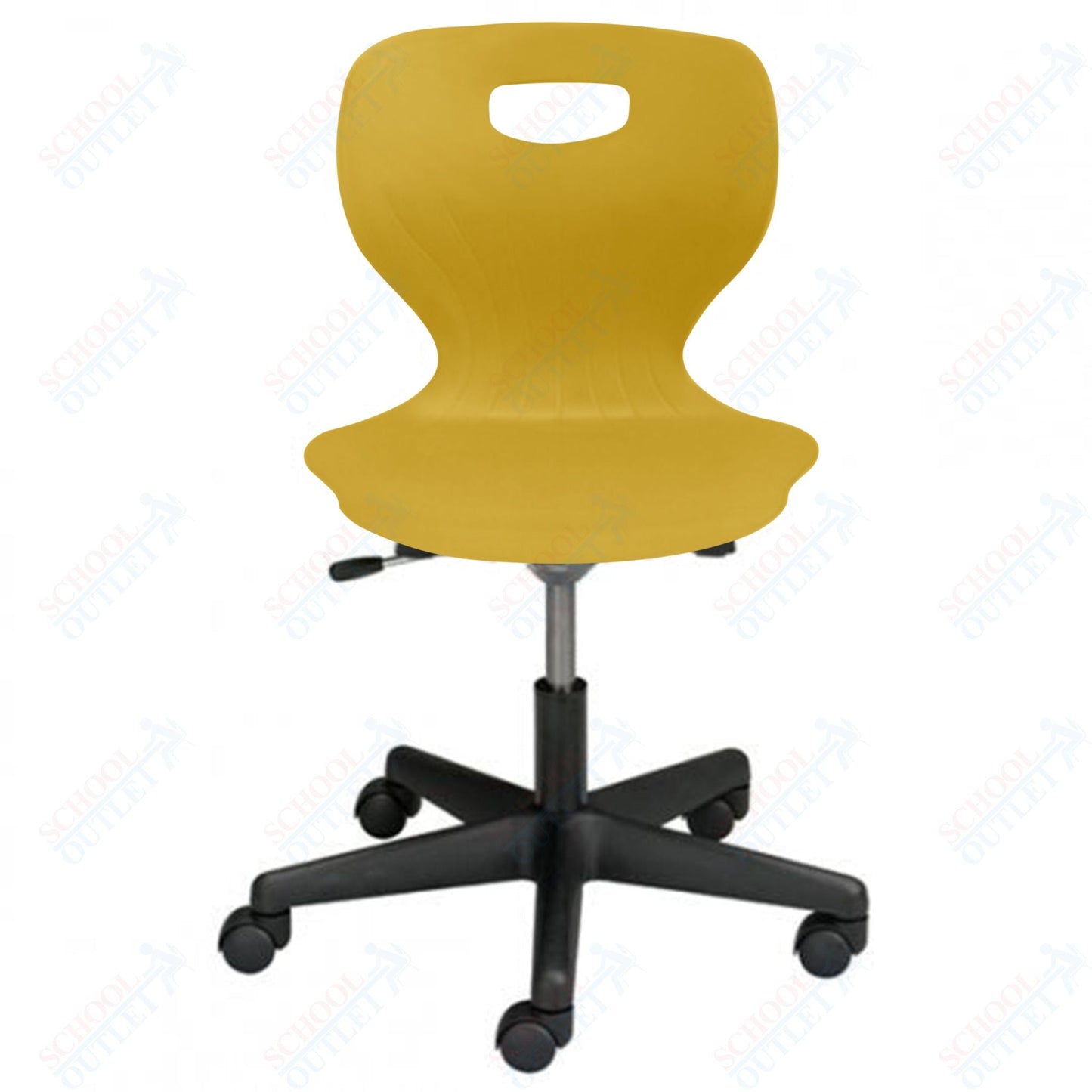 USA Capitol EuroFlex Lab Chair 15.5" - 20.25" Adjustable Height with Gas Lift (3190) - SchoolOutlet