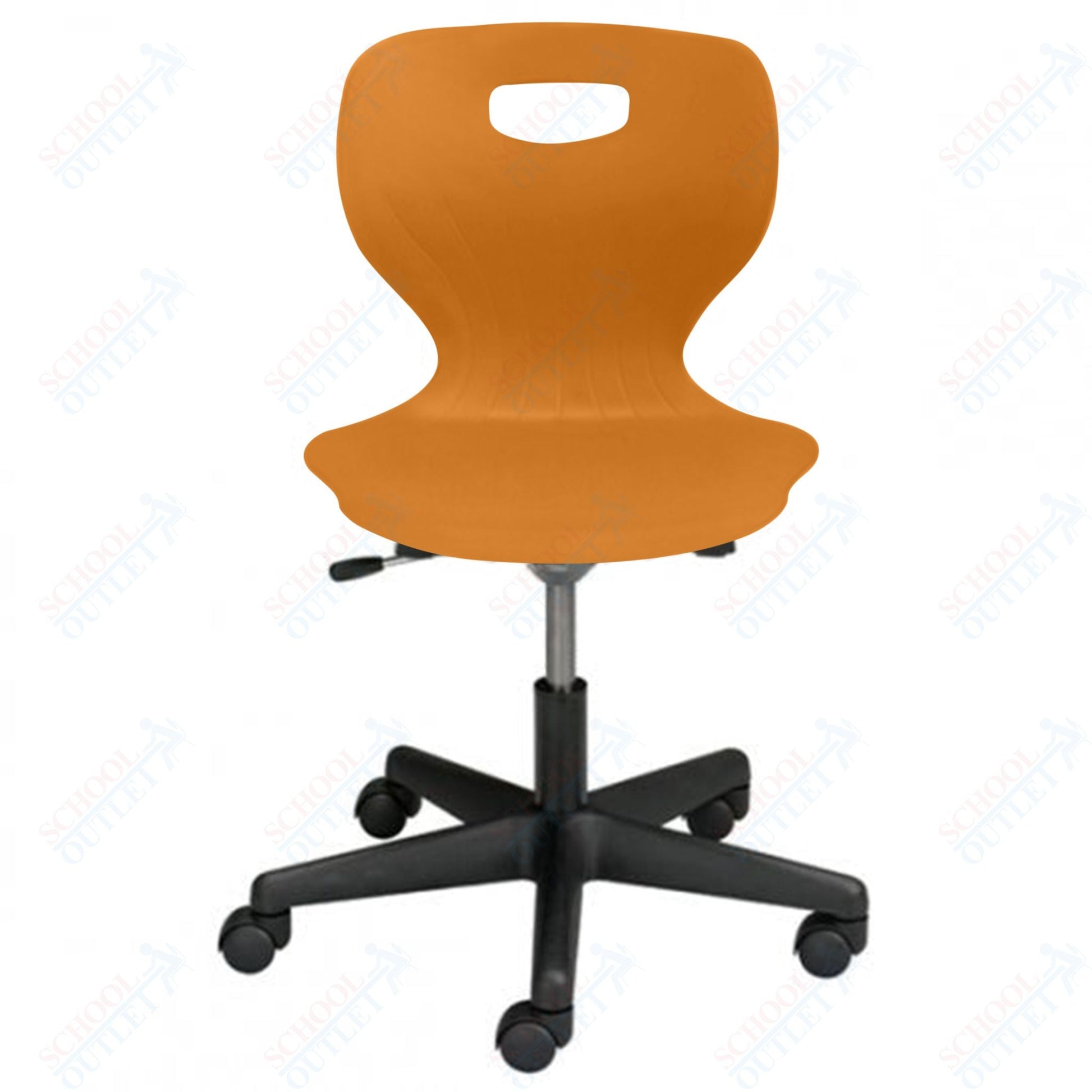 USA Capitol EuroFlex Lab Chair 15.5" - 20.25" Adjustable Height with Gas Lift (3190) - SchoolOutlet