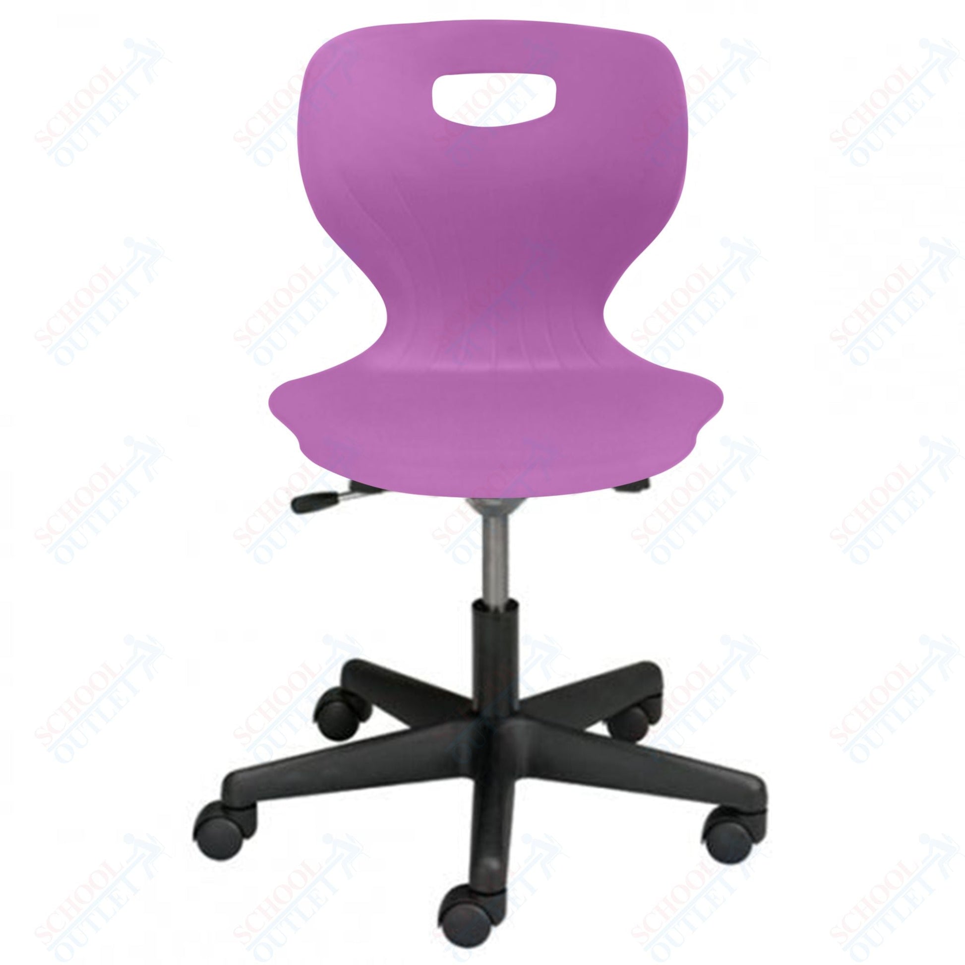 USA Capitol EuroFlex Lab Chair 15.5" - 20.25" Adjustable Height with Gas Lift (3190) - SchoolOutlet