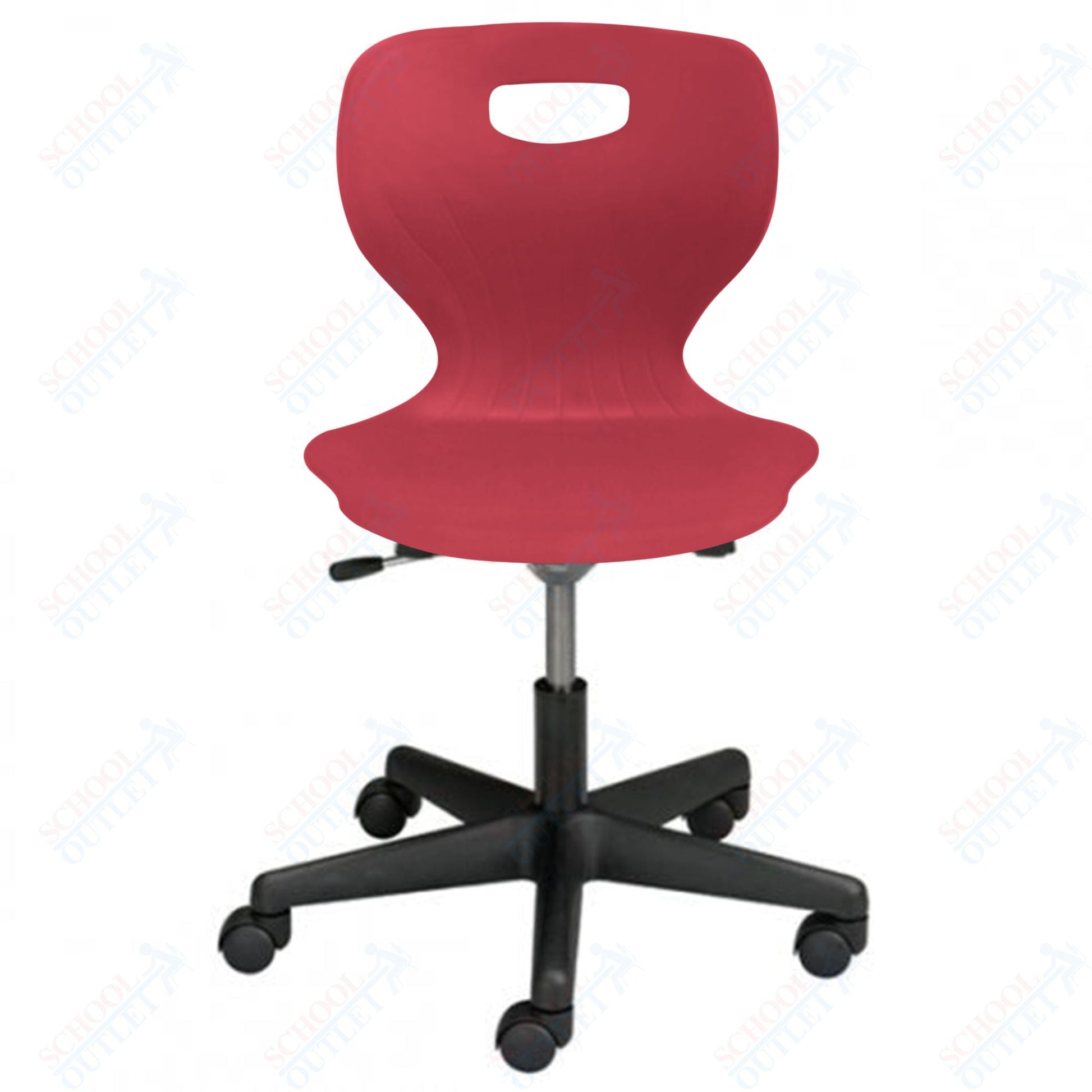USA Capitol EuroFlex Lab Chair 15.5" - 20.25" Adjustable Height with Gas Lift (3190) - SchoolOutlet