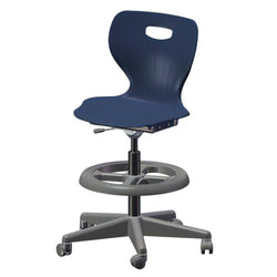 USA Capitol Euroflex Extra Tall Lab Chair with Adjustable Height 22.5"- 32.5" (3195XT)