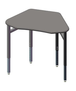 USA Capitol Unite Student Desk Adjustable Height 22"-30", Hard Plastic Top (330)