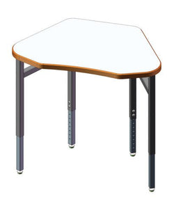 USA Capitol Unite Student Desk Adjustable Height 22"-30", Laminate Top w/ Sprayed Edge with Book Box (331SE)