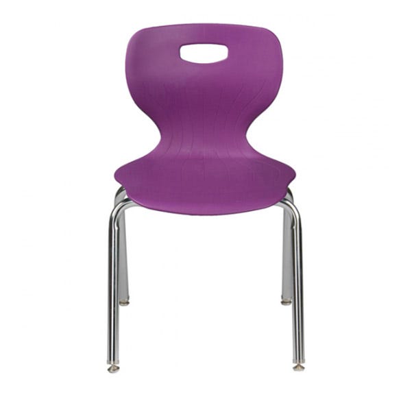 USA Capitol Euroflex 3500 Series 18" Stackable Chair (3508) - SchoolOutlet