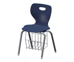 USA Capitol Euroflex 3500 Series 18" Mobile Chair with Book Basket (3518C)