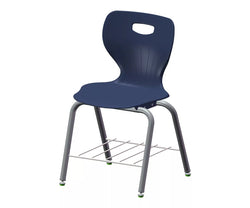 USA Capitol Euroflex 3500 Series 18" Mobile Chair with Flat Book Rack (3528C)