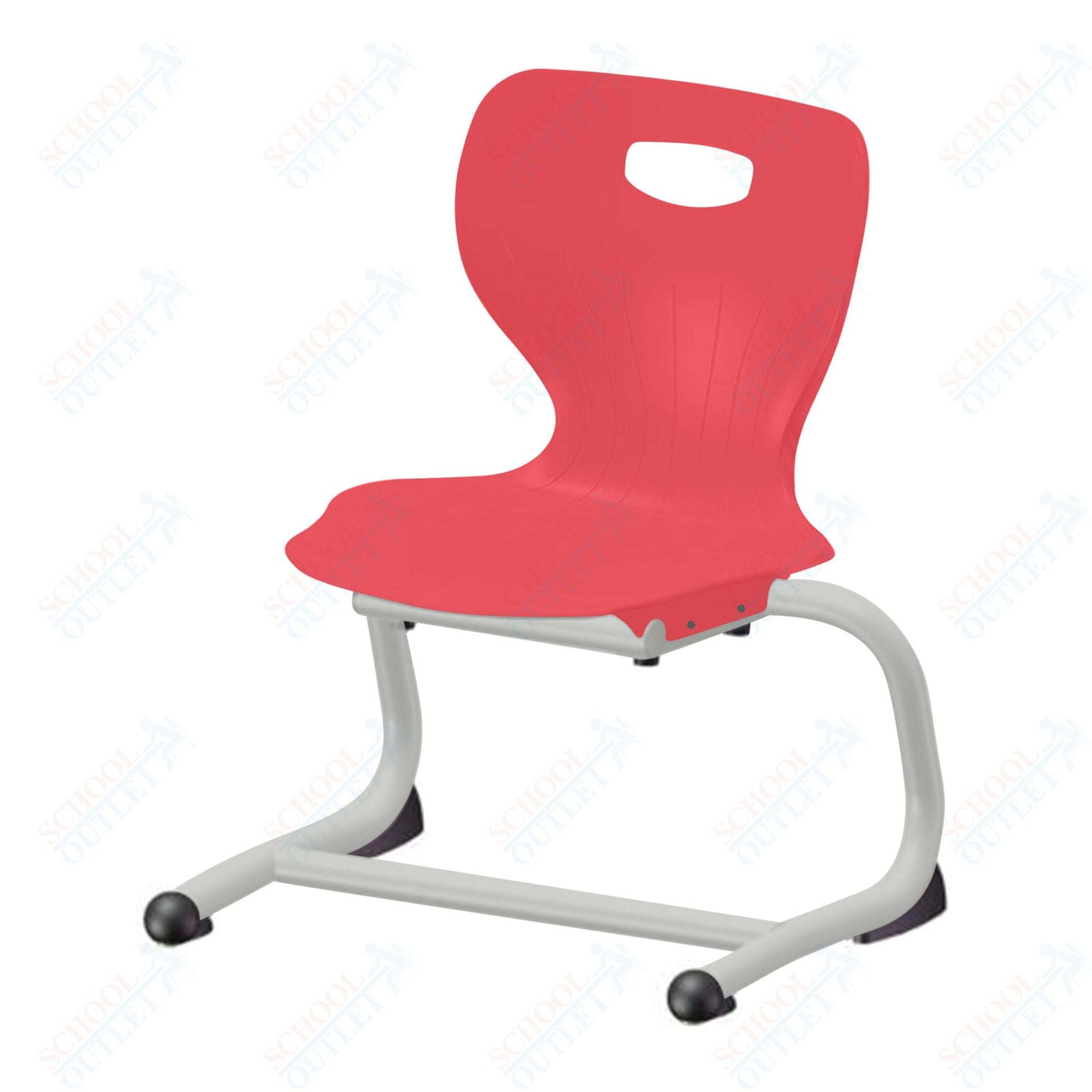USA Capitol Euroflex 12" Stackable Cantilever Chair (3702) - SchoolOutlet