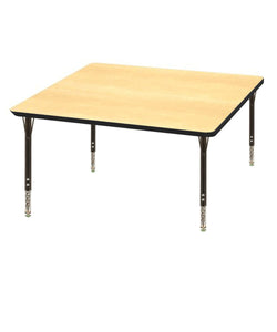 USA Capitol 42" Square Activity Table Adjustable Height 23"-31" (42SQSE)