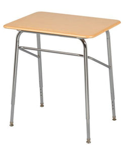 USA Capitol Aptitude Insight Desk, Adjustable Height 23.5"-29.5", Laminate Top w/ Sprayed Edge (430PSE)
