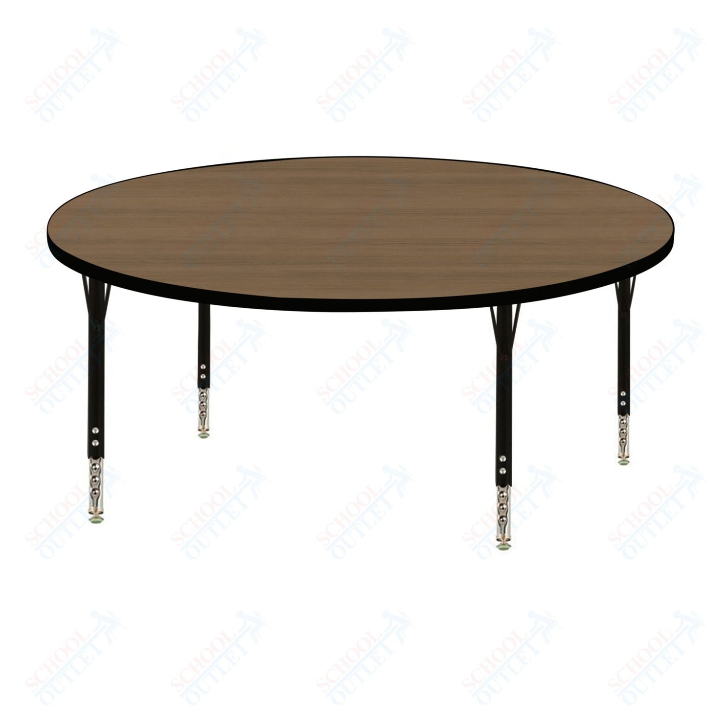 USA Capitol 48" Round Activity Table Adjustable Height 23" - 31" (48RSE) - SchoolOutlet