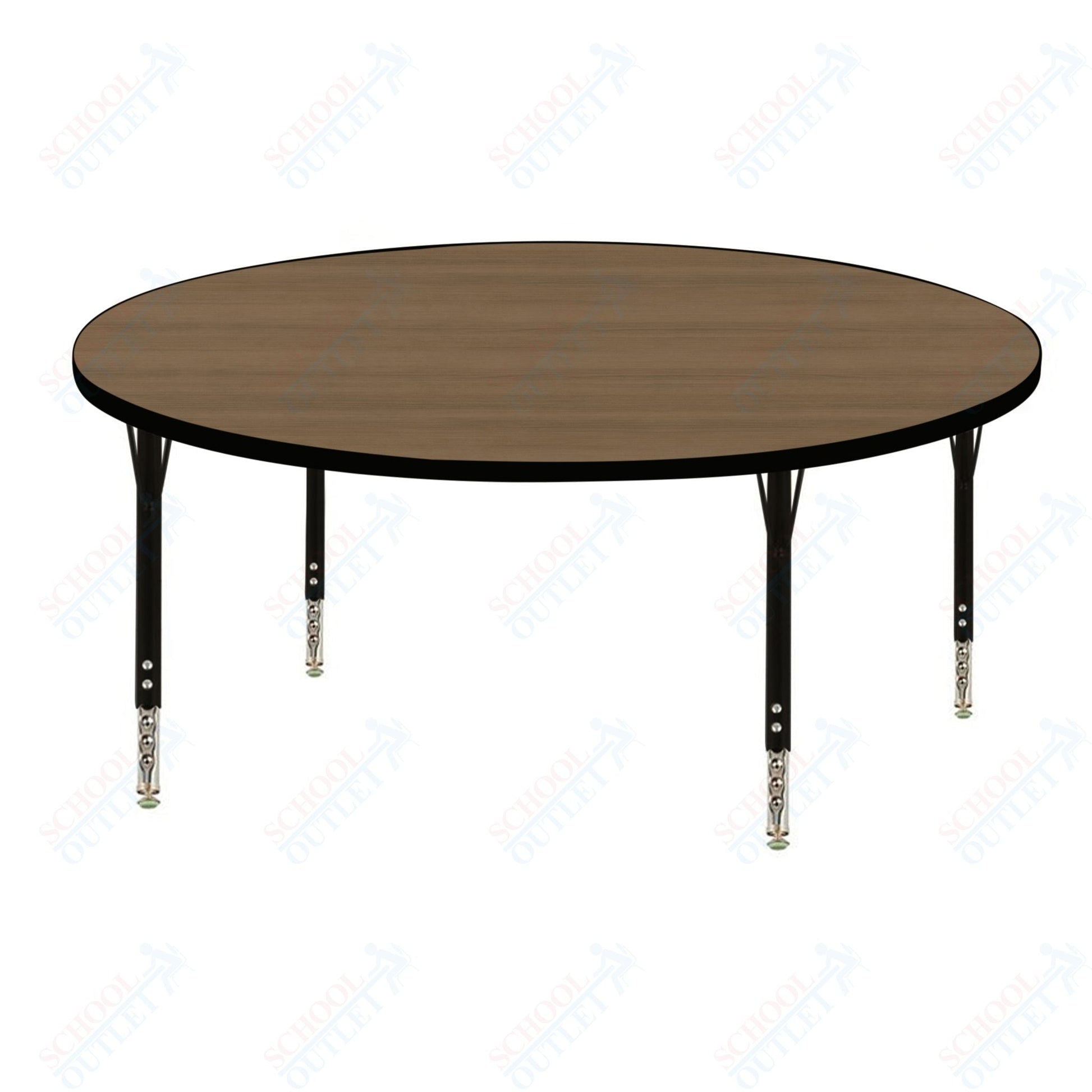 USA Capitol 48" Round Activity Table Adjustable Height 23" - 31" (48RSE) - SchoolOutlet