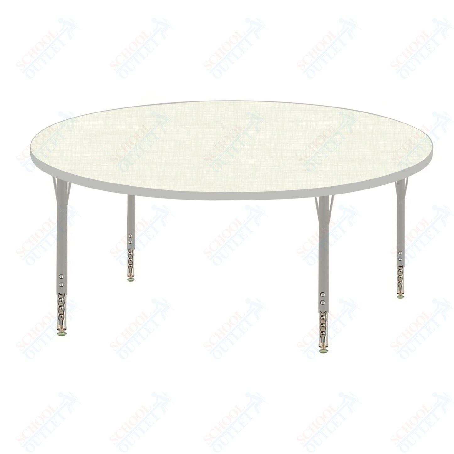 USA Capitol 48" Round Activity Table Adjustable Height 23" - 31" (48RSE) - SchoolOutlet