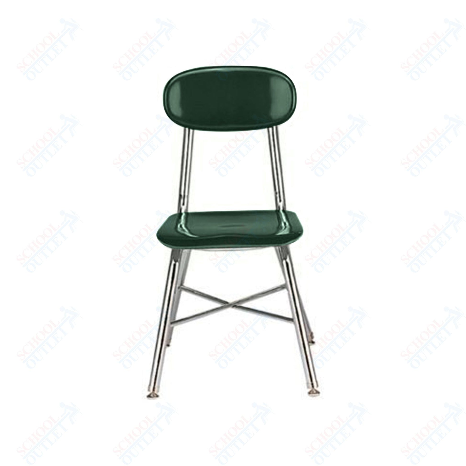 USA Capitol Legacy H - Frame 15.5" Hard Plastic Chair with Cross Brace (515) - SchoolOutlet