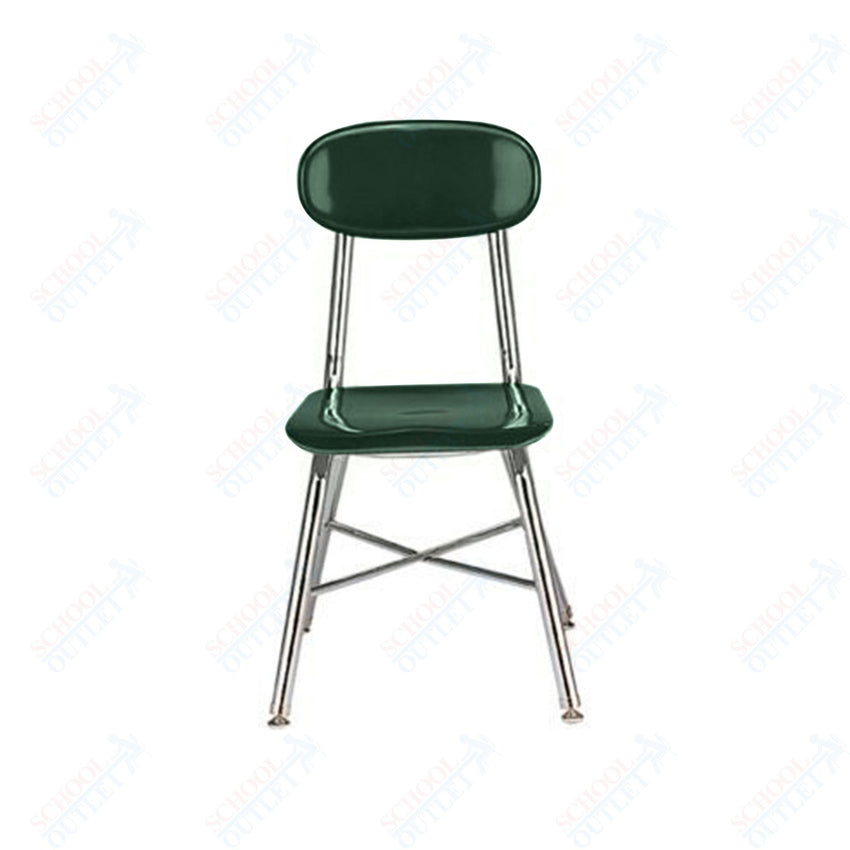 USA Capitol Legacy H - Frame 15.5" Hard Plastic Chair with Cross Brace (515) - SchoolOutlet