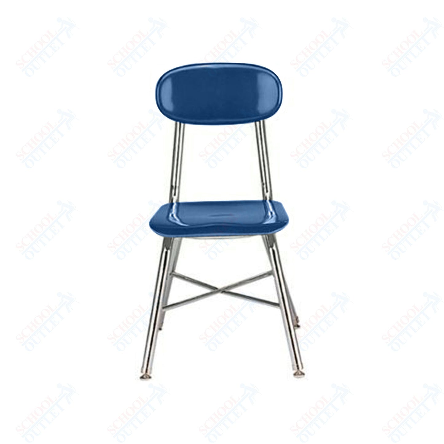 USA Capitol Legacy H - Frame 15.5" Hard Plastic Chair with Cross Brace (515) - SchoolOutlet