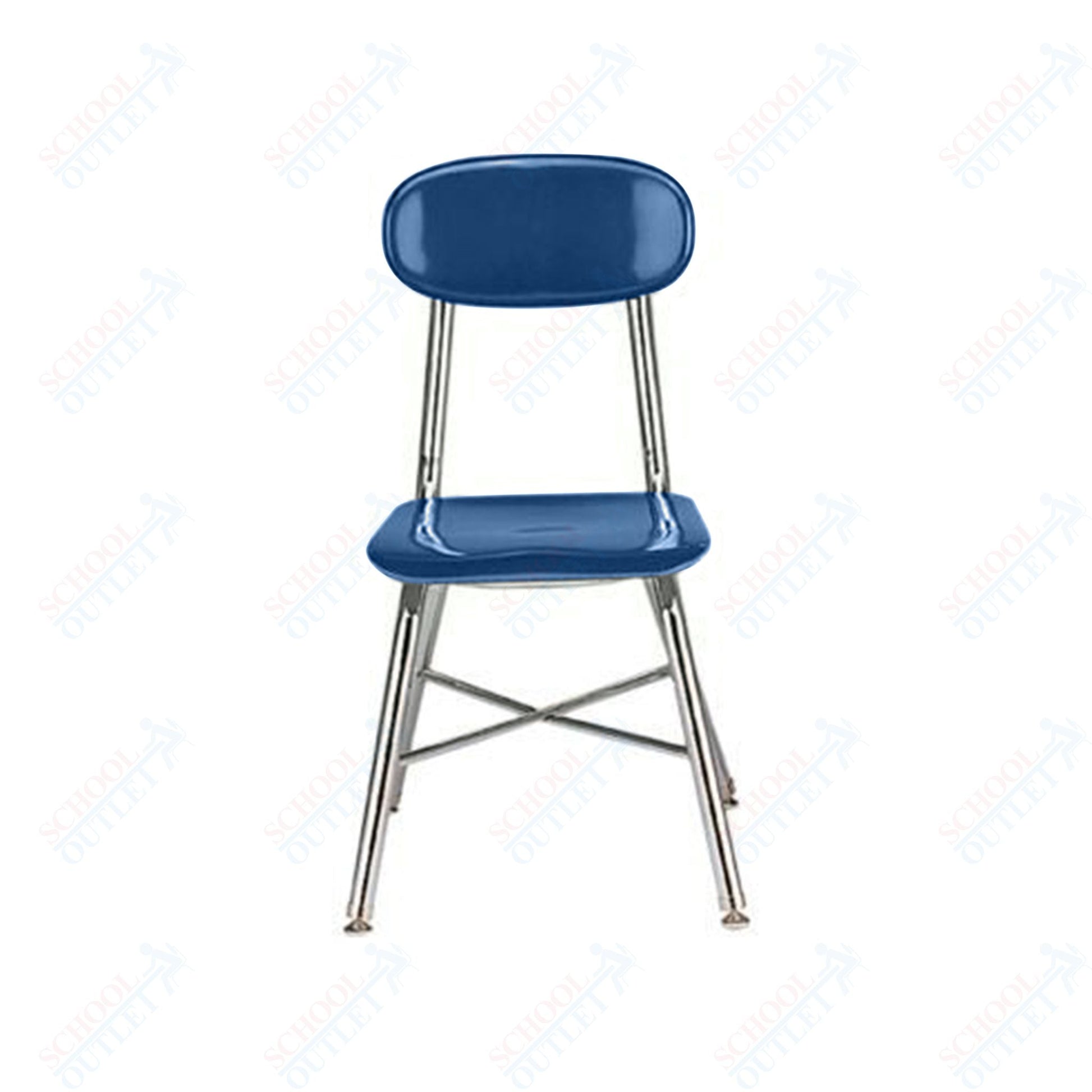 USA Capitol Legacy H - Frame 15.5" Hard Plastic Chair with Cross Brace (515) - SchoolOutlet