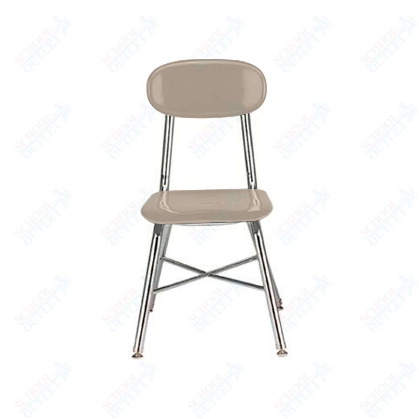 USA Capitol Legacy H - Frame 15.5" Hard Plastic Chair with Cross Brace (515) - SchoolOutlet