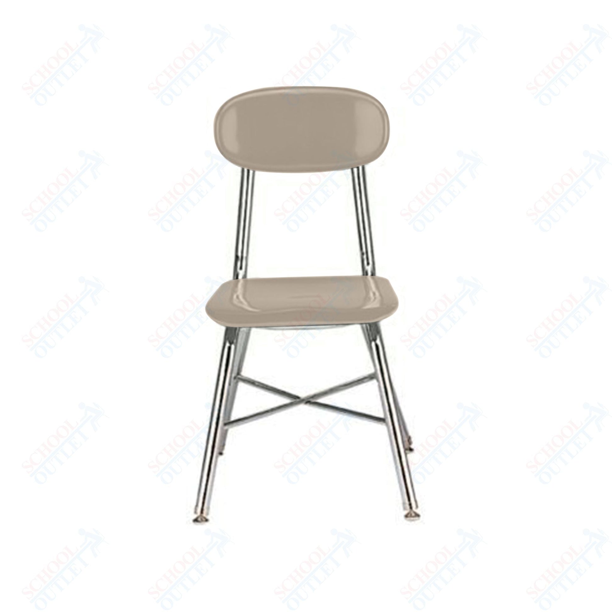 USA Capitol Legacy H - Frame 15.5" Hard Plastic Chair with Cross Brace (515) - SchoolOutlet