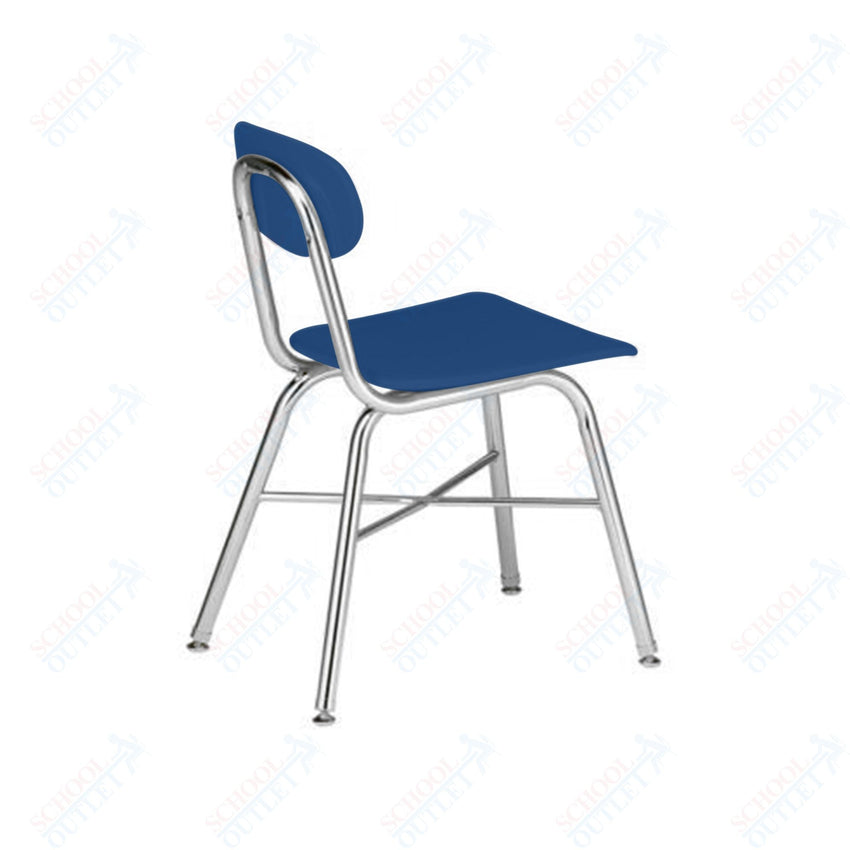USA Capitol Legacy H - Frame 17.5" Hard Plastic Cafeteria Chair with Cross Brace (557) - SchoolOutlet
