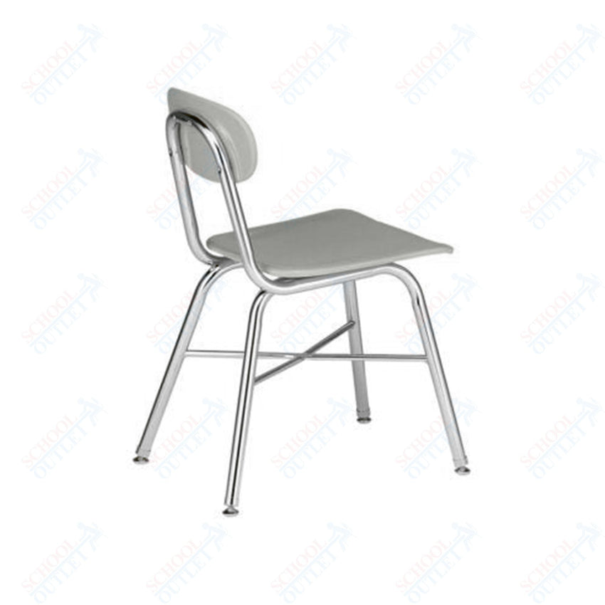USA Capitol Legacy H - Frame 17.5" Hard Plastic Cafeteria Chair with Cross Brace (557) - SchoolOutlet