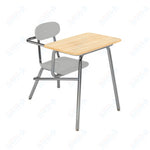 USA Capitol Legacy Combination Chair Desk, 17.5