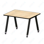 USA Capitol Hydra Makerspace Table with Laminate Top, Spray Edge 36