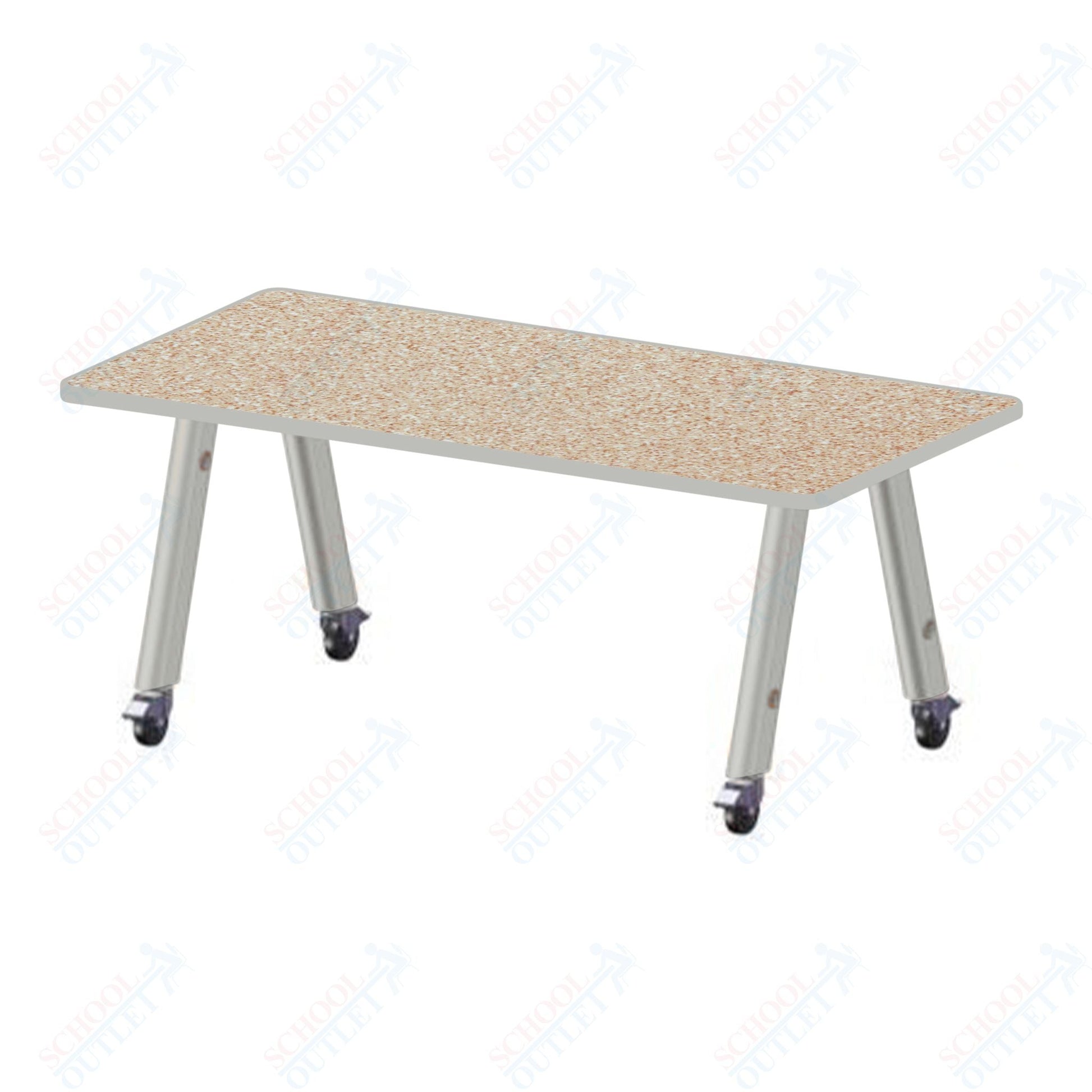 USA Capitol Hydra Makerspace Table with Laminate Top, Spray Edge 36"W x 48"L x 36"H (MAKR3648 - 36) - SchoolOutlet