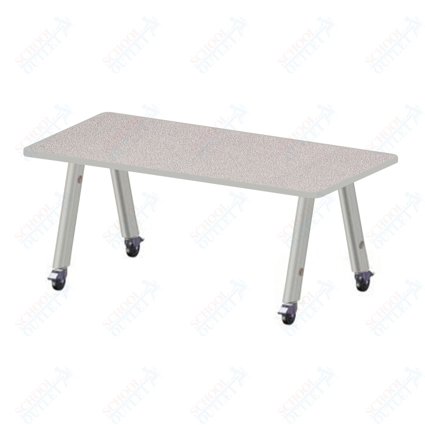 USA Capitol Hydra Makerspace Table with Laminate Top, Spray Edge 36"W x 48"L x 40"H (MAKR3648 - 40) - SchoolOutlet