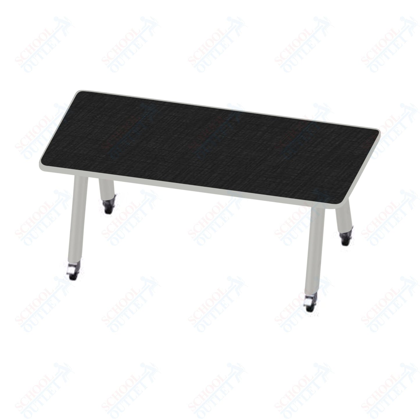 USA Capitol Hydra Makerspace Table with Laminate Top, Spray Edge 36"W x 60"L x 40"H (MAKR3660 - 40) - SchoolOutlet
