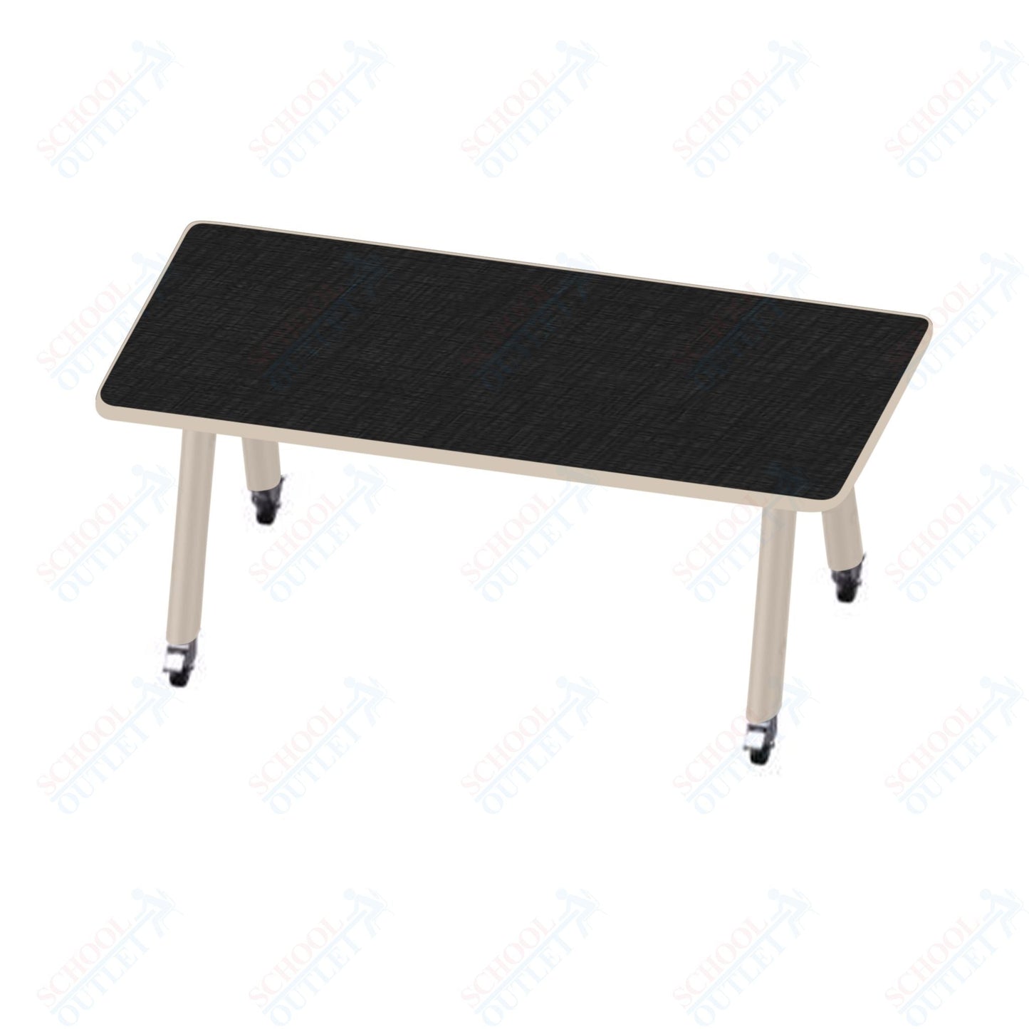USA Capitol Hydra Makerspace Table with Laminate Top, Spray Edge 36"W x 60"L x 40"H (MAKR3660 - 40) - SchoolOutlet