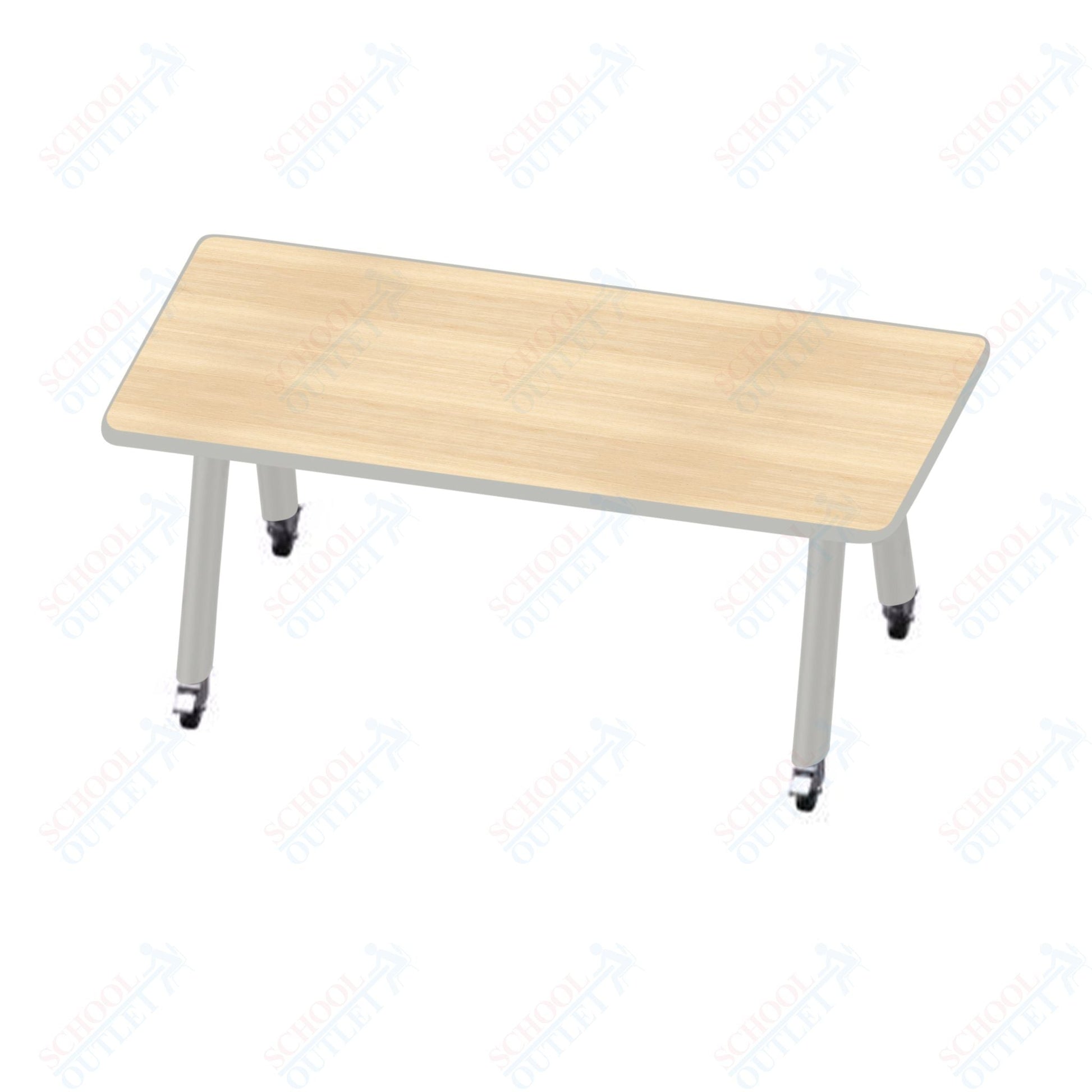 USA Capitol Hydra Makerspace Table with Laminate Top, Spray Edge 36"W x 60"L x 40"H (MAKR3660 - 40) - SchoolOutlet