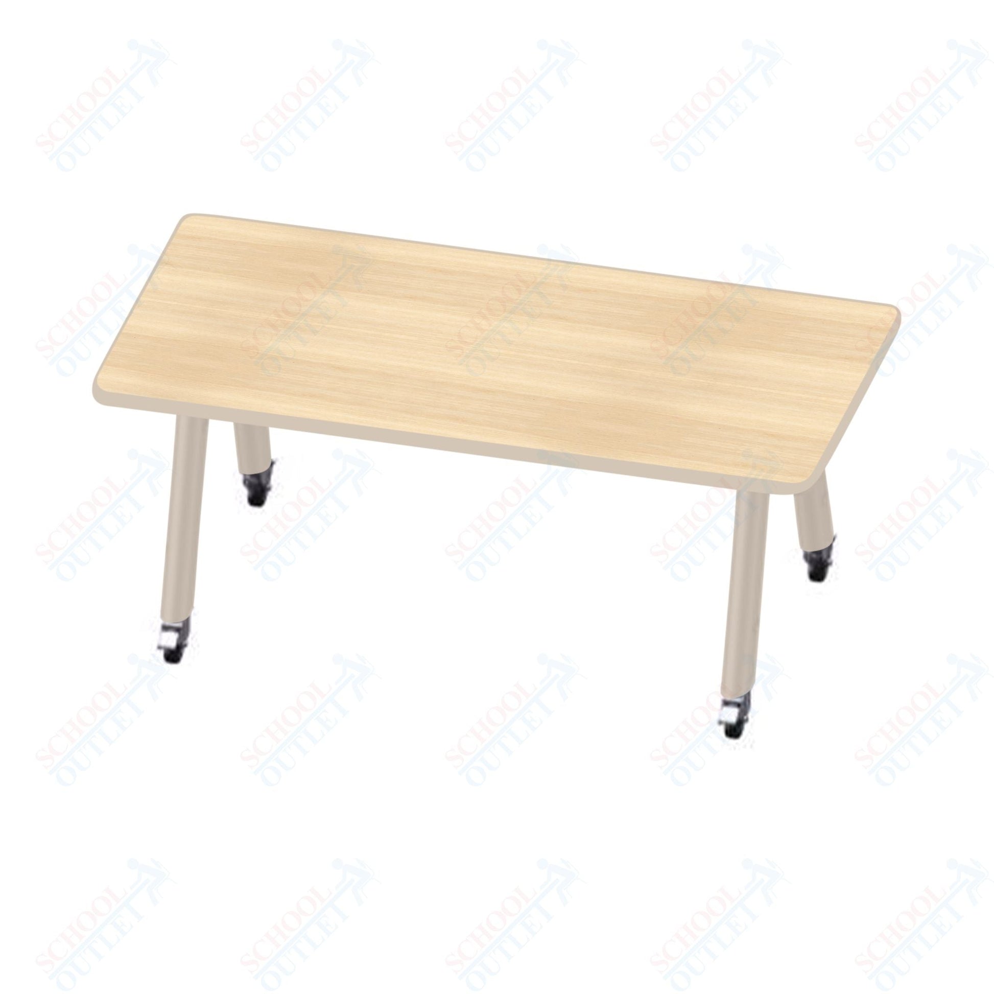 USA Capitol Hydra Makerspace Table with Laminate Top, Spray Edge 36"W x 60"L x 40"H (MAKR3660 - 40) - SchoolOutlet