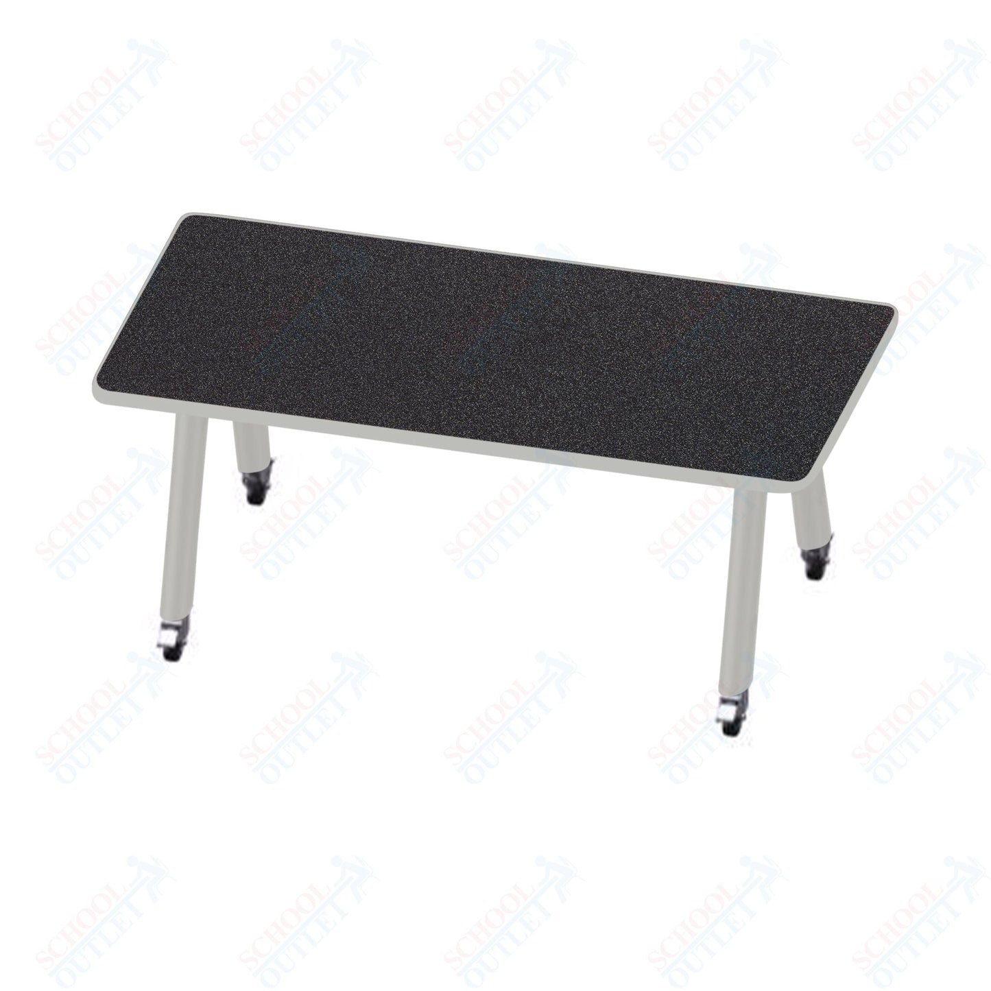 USA Capitol Hydra Makerspace Table with Laminate Top, Spray Edge 36"W x 60"L x 40"H (MAKR3660 - 40) - SchoolOutlet