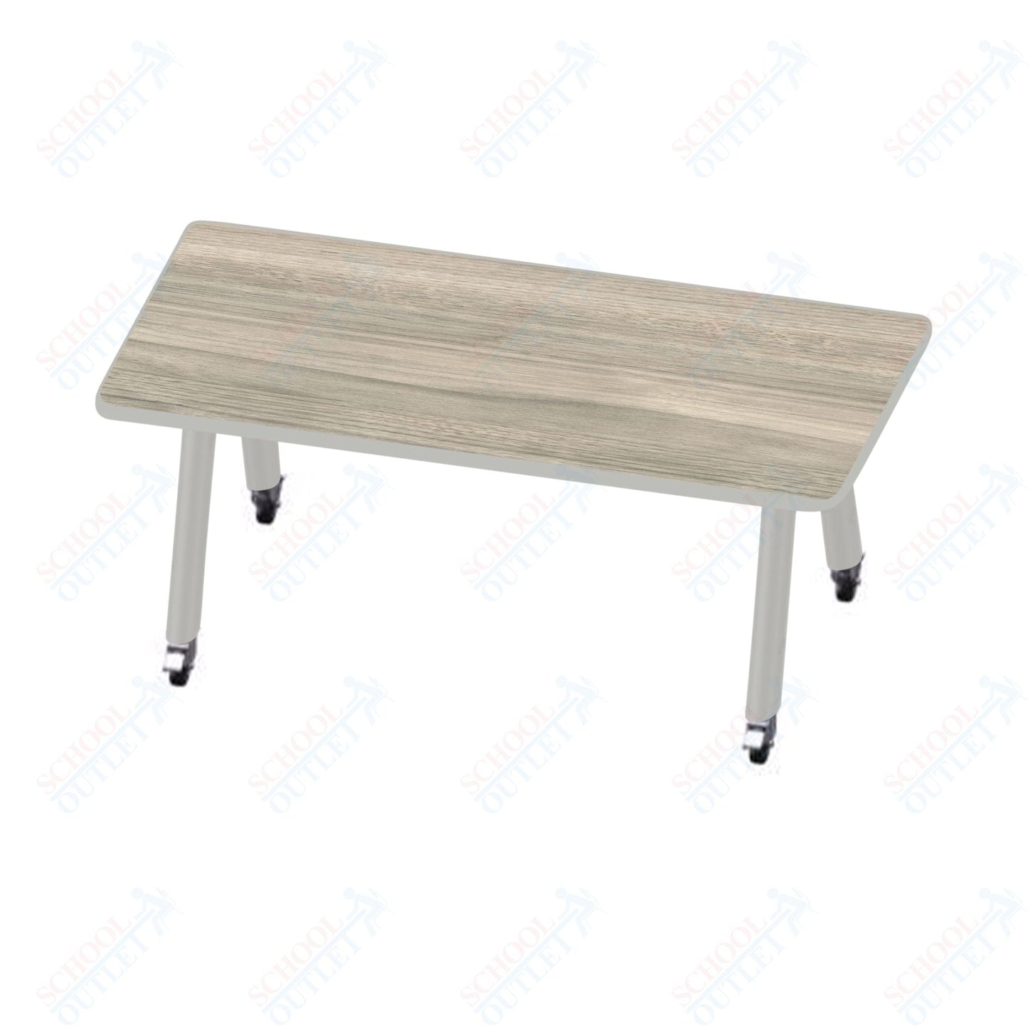 USA Capitol Hydra Makerspace Table with Laminate Top, Spray Edge 36"W x 60"L x 40"H (MAKR3660 - 40) - SchoolOutlet