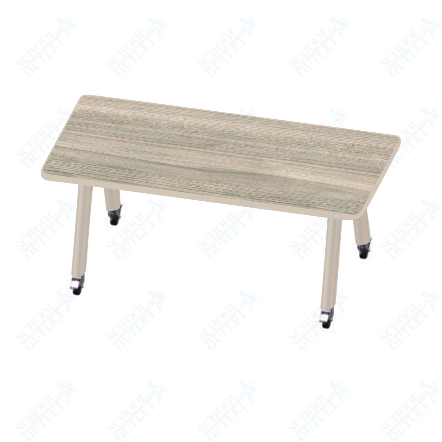 USA Capitol Hydra Makerspace Table with Laminate Top, Spray Edge 36"W x 60"L x 40"H (MAKR3660 - 40) - SchoolOutlet