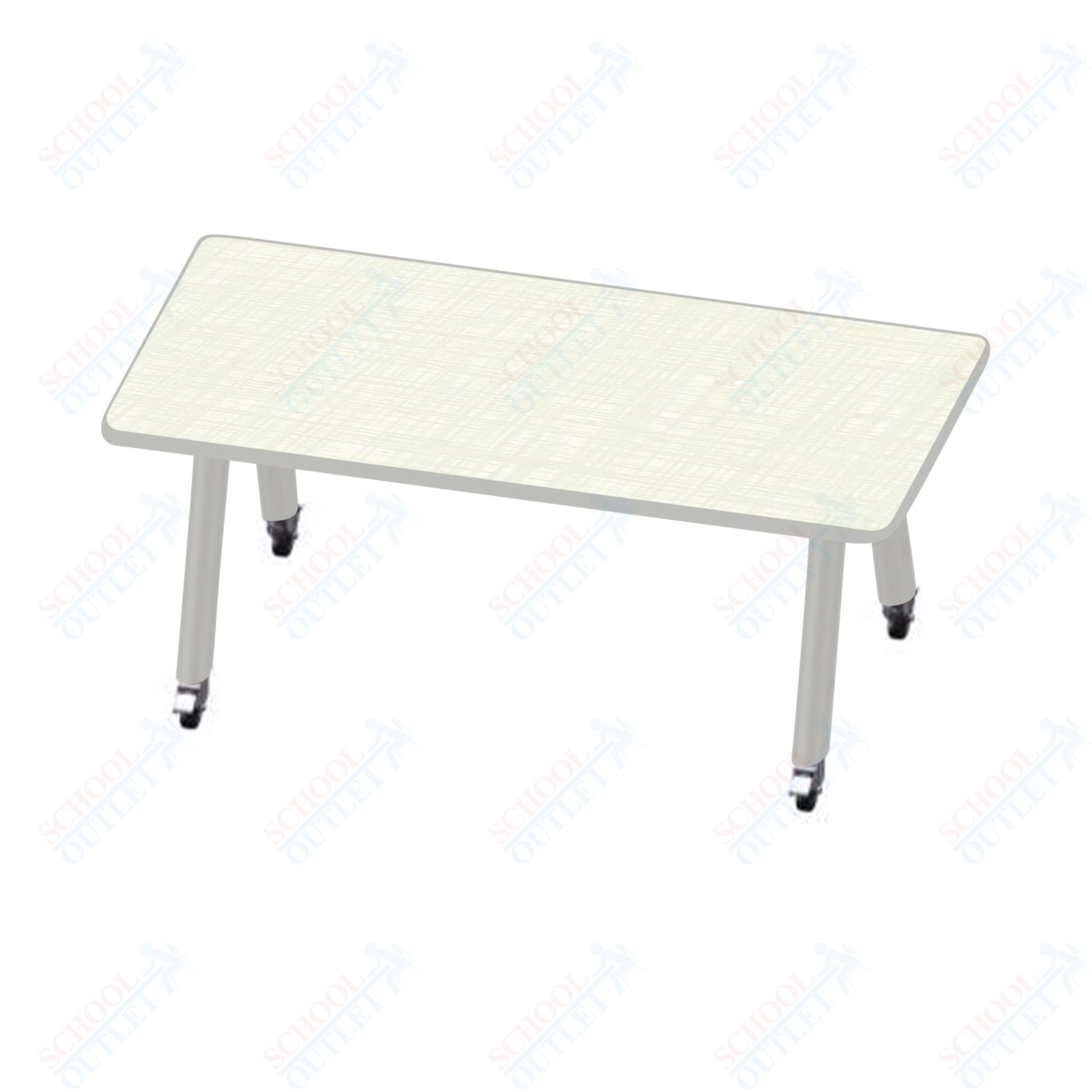 USA Capitol Hydra Makerspace Table with Laminate Top, Spray Edge 36"W x 60"L x 40"H (MAKR3660 - 40) - SchoolOutlet
