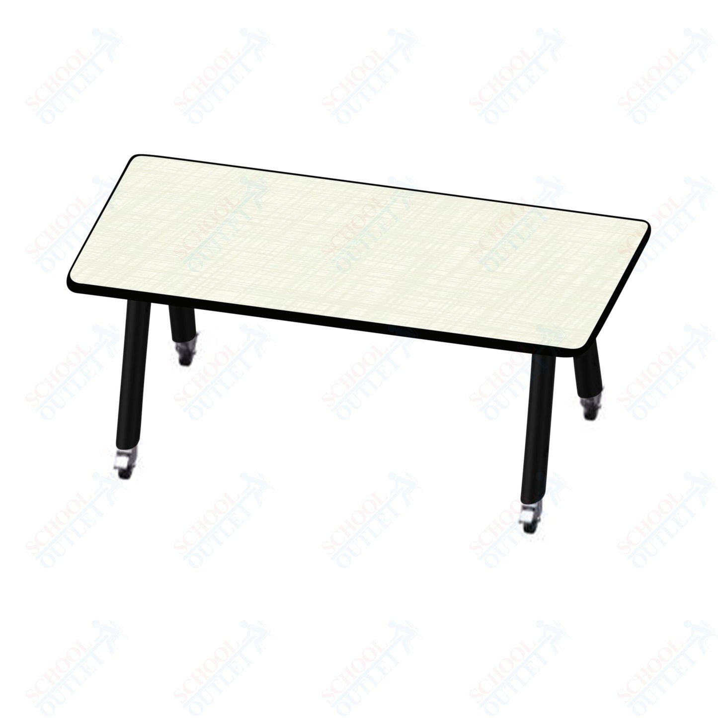 USA Capitol Hydra Makerspace Table with Laminate Top, Spray Edge 36"W x 60"L x 40"H (MAKR3660 - 40) - SchoolOutlet