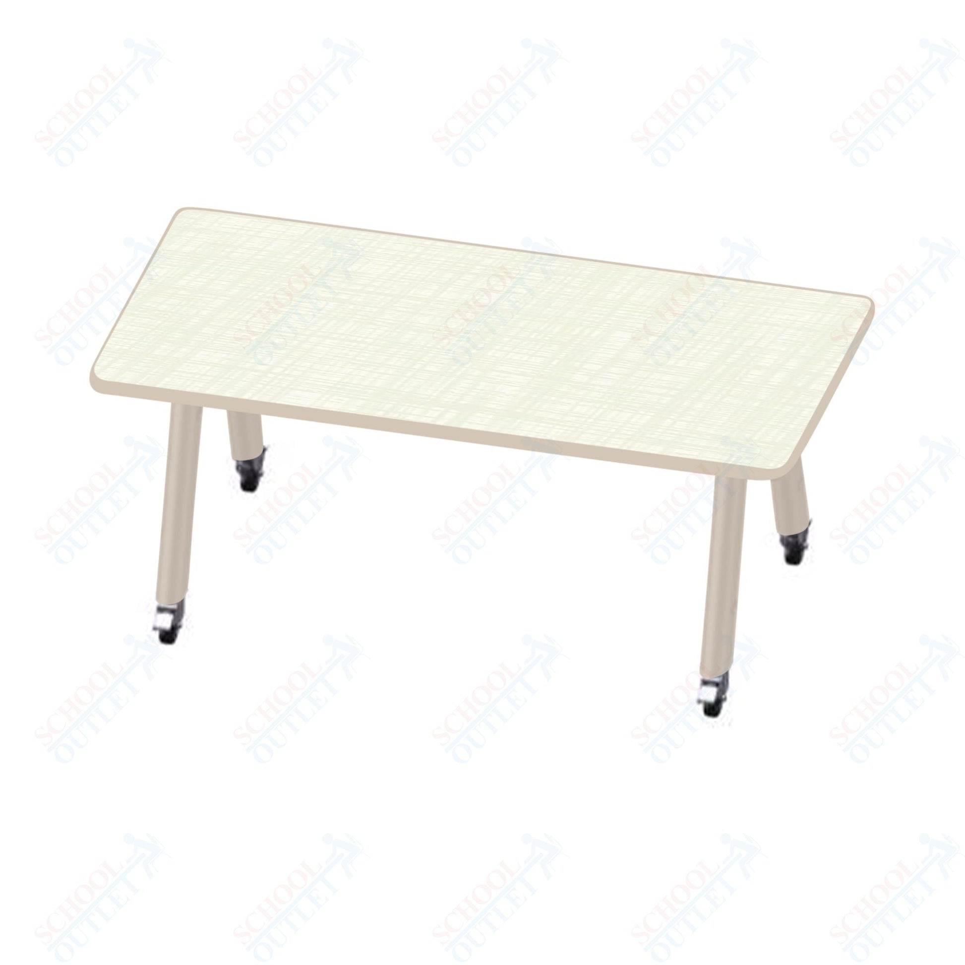 USA Capitol Hydra Makerspace Table with Laminate Top, Spray Edge 36"W x 60"L x 40"H (MAKR3660 - 40) - SchoolOutlet