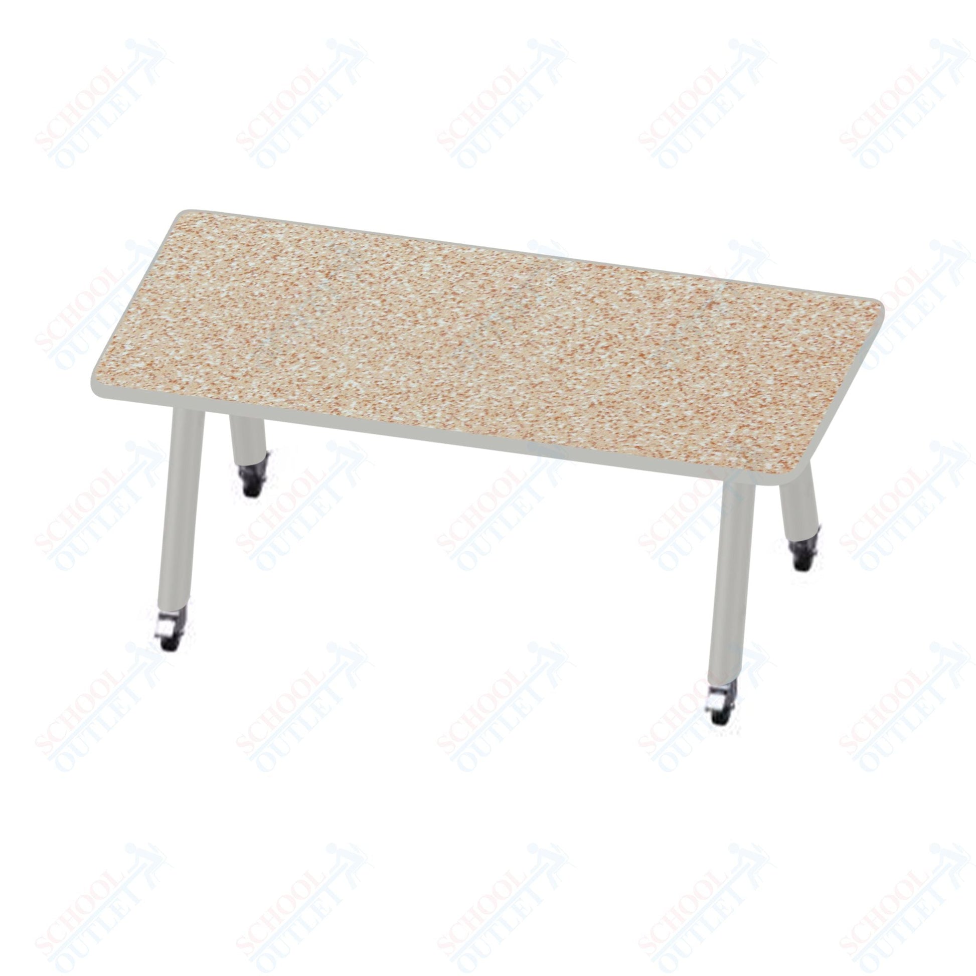 USA Capitol Hydra Makerspace Table with Laminate Top, Spray Edge 36"W x 60"L x 40"H (MAKR3660 - 40) - SchoolOutlet