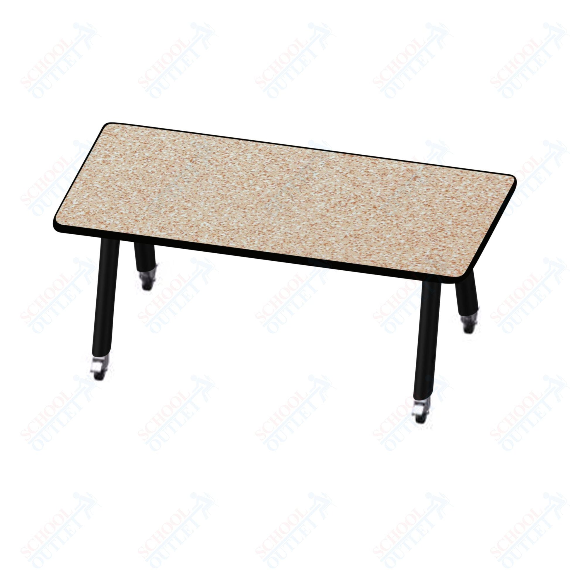 USA Capitol Hydra Makerspace Table with Laminate Top, Spray Edge 36"W x 60"L x 40"H (MAKR3660 - 40) - SchoolOutlet