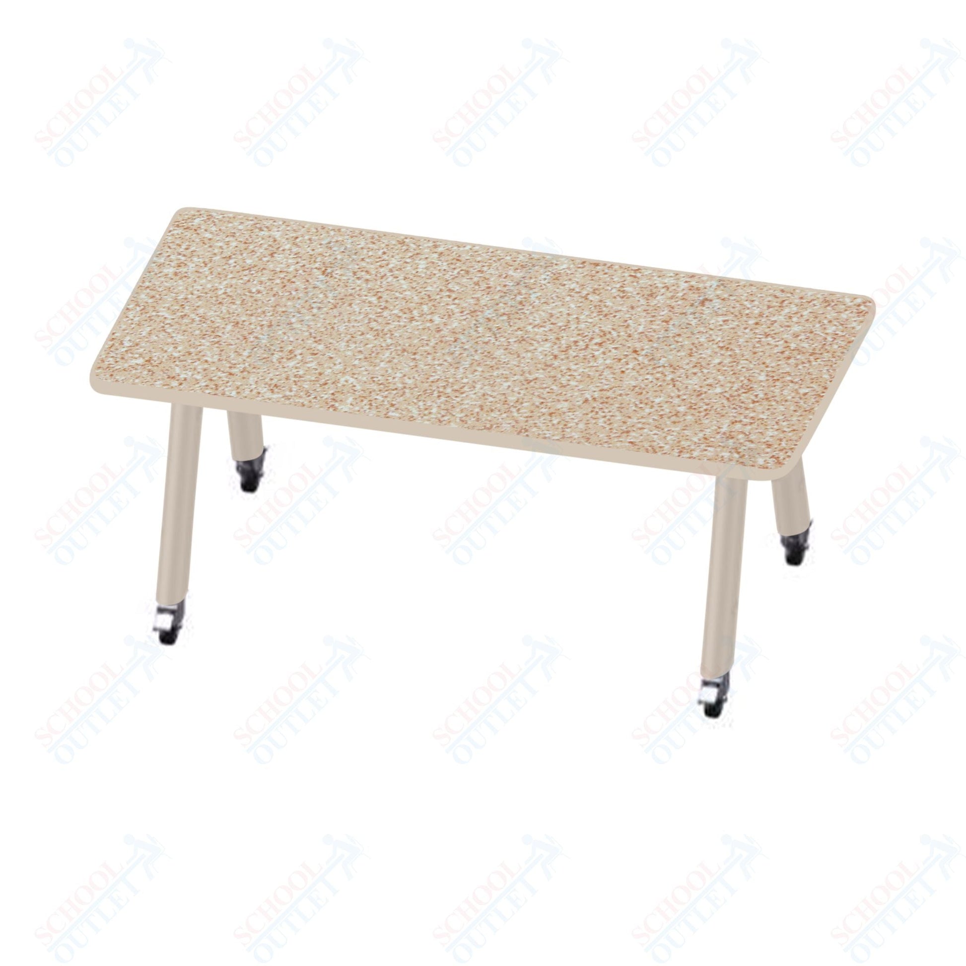 USA Capitol Hydra Makerspace Table with Laminate Top, Spray Edge 36"W x 60"L x 40"H (MAKR3660 - 40) - SchoolOutlet