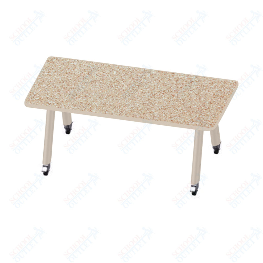 USA Capitol Hydra Makerspace Table with Laminate Top, Spray Edge 36"W x 60"L x 40"H (MAKR3660 - 40) - SchoolOutlet