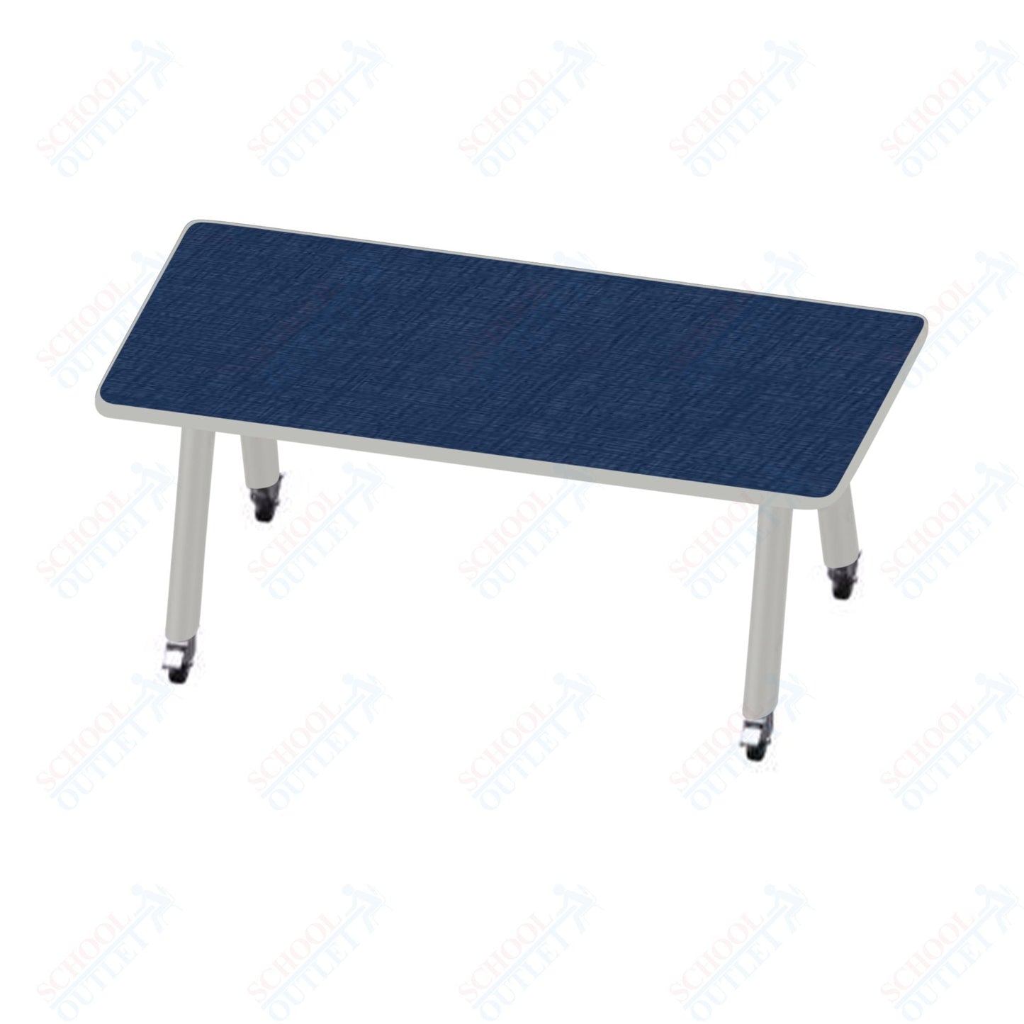USA Capitol Hydra Makerspace Table with Laminate Top, Spray Edge 36"W x 60"L x 40"H (MAKR3660 - 40) - SchoolOutlet