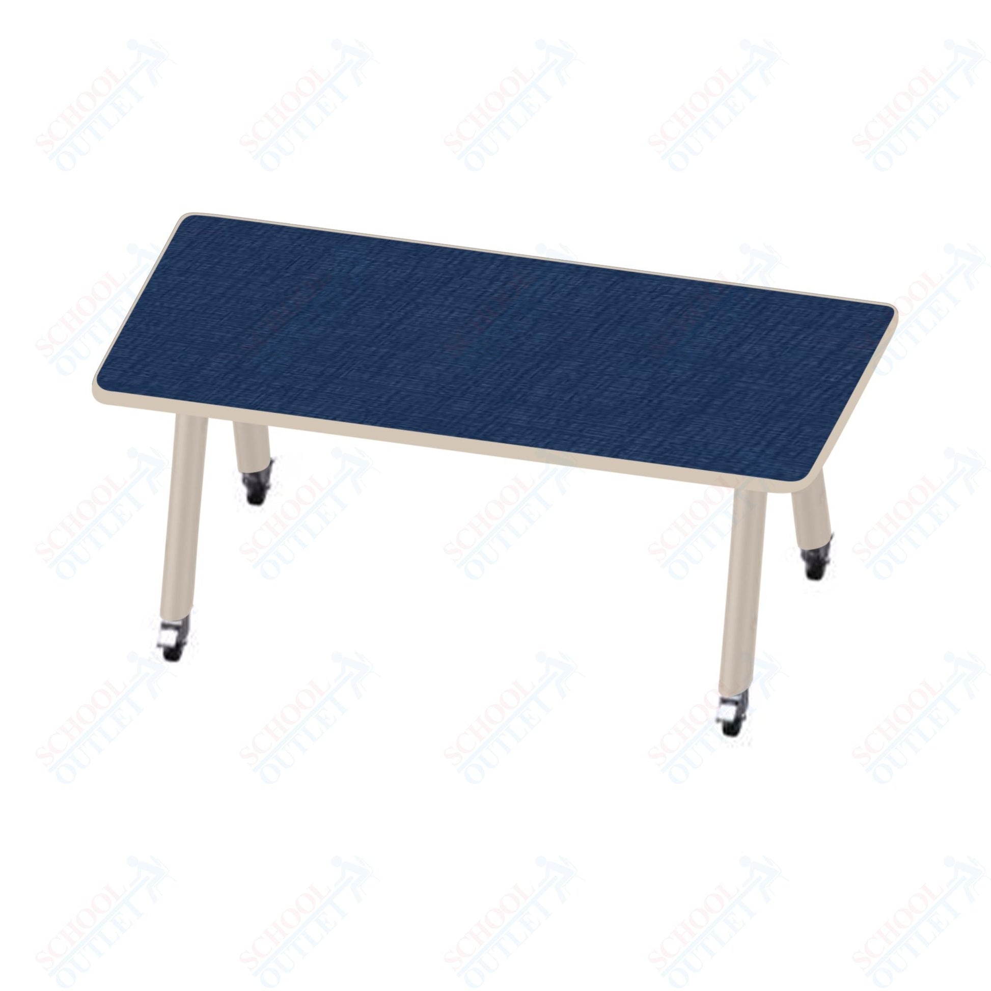 USA Capitol Hydra Makerspace Table with Laminate Top, Spray Edge 36"W x 60"L x 40"H (MAKR3660 - 40) - SchoolOutlet